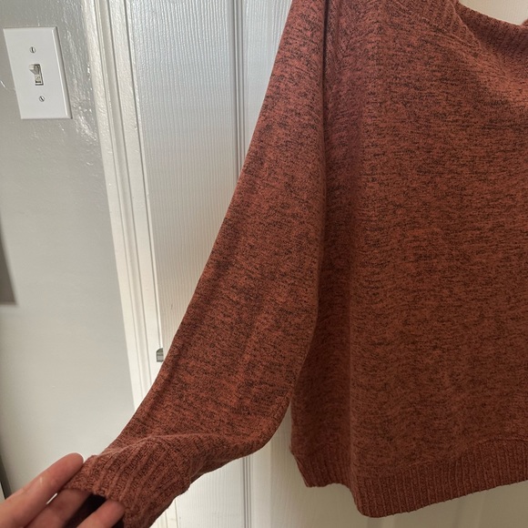 TORRID NWT Off-Shoulder Super Soft Plush Rib Trim Sweatshirt - Picture 6 of 6